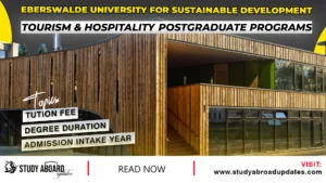 Tourism & Hospitality Postgraduate