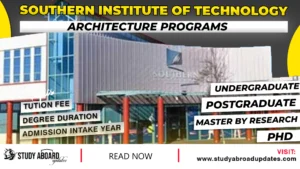 Southern Institute of Technology Architecture Programs