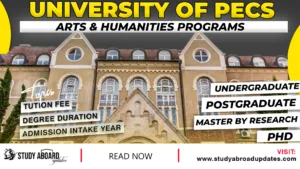 University of Pecs Arts & Humanities Programs
