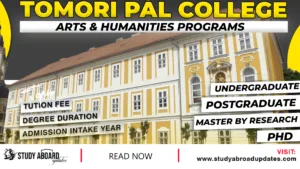 Tomori Pál College Arts & Humanities Programs