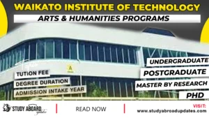 Waikato Institute of Technology Arts & Humanities Programs