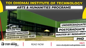 Toi Ohomai Institute of Technology Arts & Humanities Programs