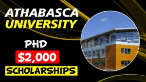 Athabasca University PhD scholarships