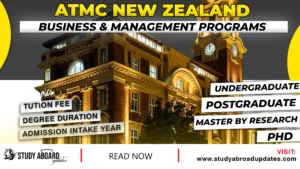 ATMC New Zealand Business & Management Programs
