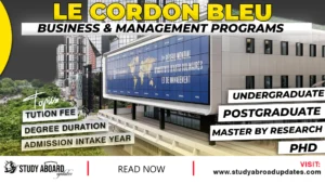 Le Cordon Bleu Business & Management Programs