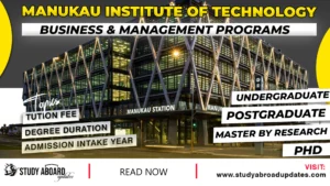 Manukau Institute of Technology Business & Management Programs