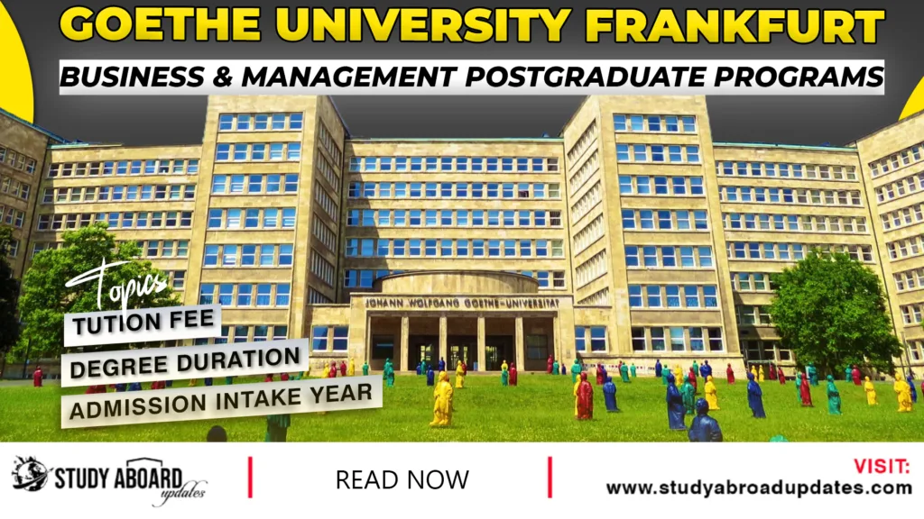 Business & Management Postgraduate