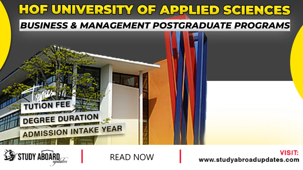 Business & Management Postgraduate