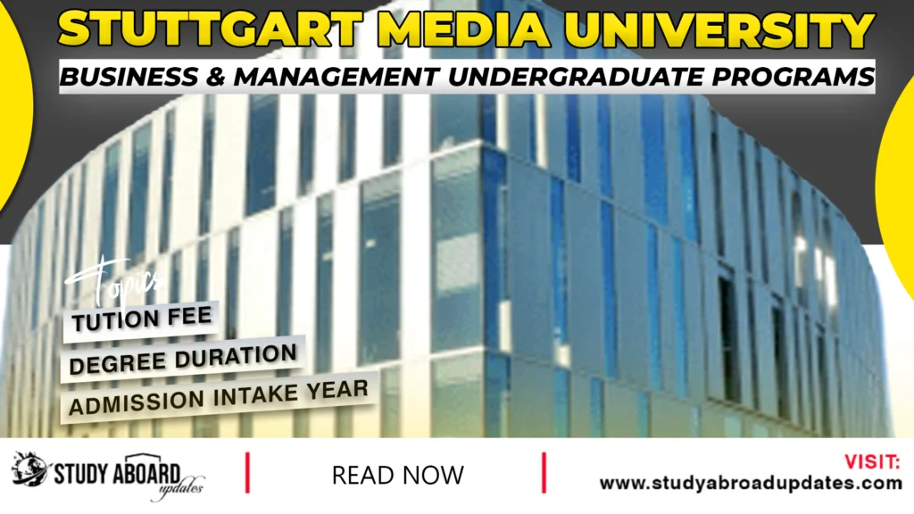 Business & Management Undergraduate