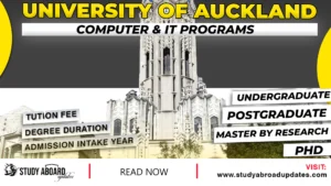 University of Auckland Computer & IT Programs