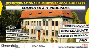 IBS International Business School Budapest Computer & IT Programs