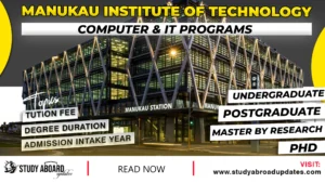 Manukau Institute of Technology Computer & IT Programs