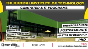 Toi Ohomai Institute of Technology Computer & IT Programs