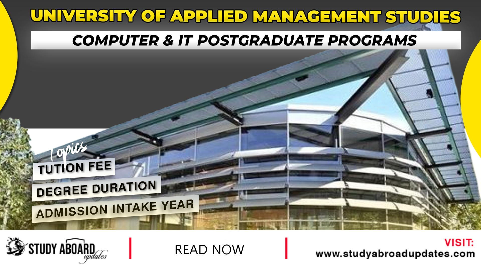 University of Applied Management Studies Computer & IT Programs