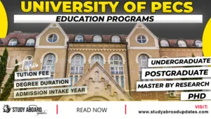 University of Pecs Education Programs