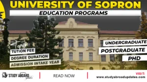 University of Sopron Education Programs
