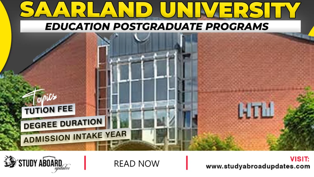 Education Postgraduate