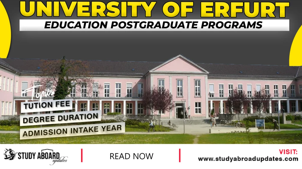 Education Postgraduate