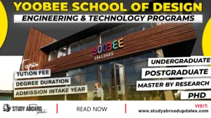 Yoobee School of Design Engineering & Technology Programs