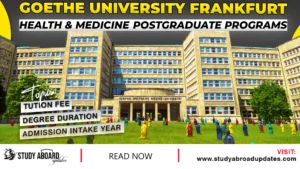 Health & Medicine Postgraduate