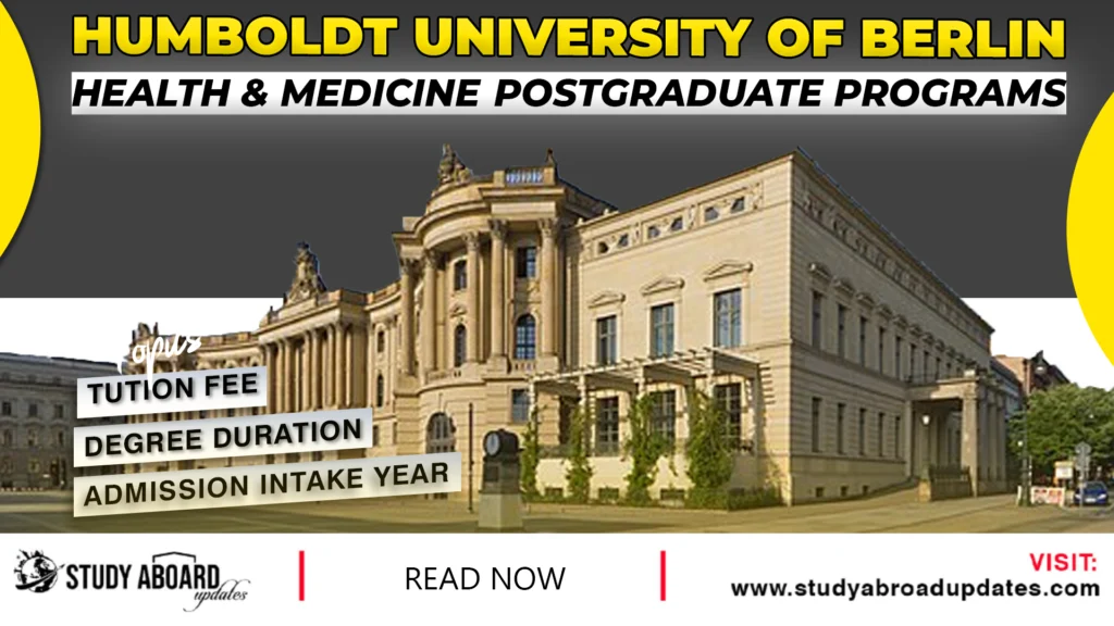 Health & Medicine Postgraduate