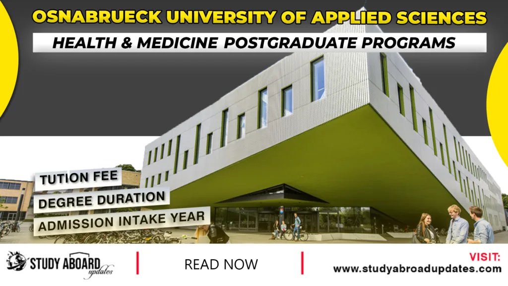 Health & Medicine Postgraduate