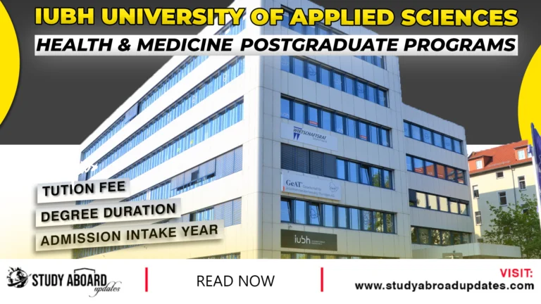 Health & Medicine Postgraduate
