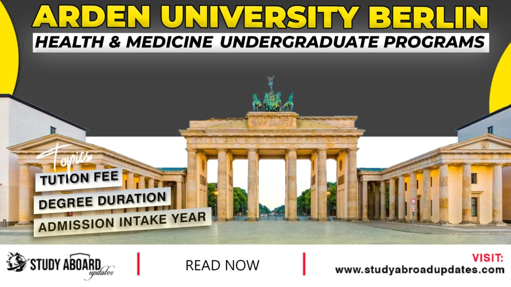 Health & Medicine Undergraduate