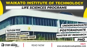 Waikato Institute of Technology Life Sciences Programs