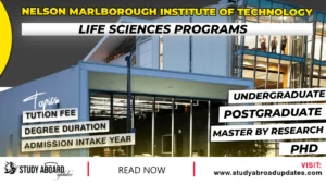 Nelson Marlborough Institute of Technology Life Sciences Programs