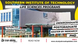 Southern Institute of Technology Life Sciences Programs