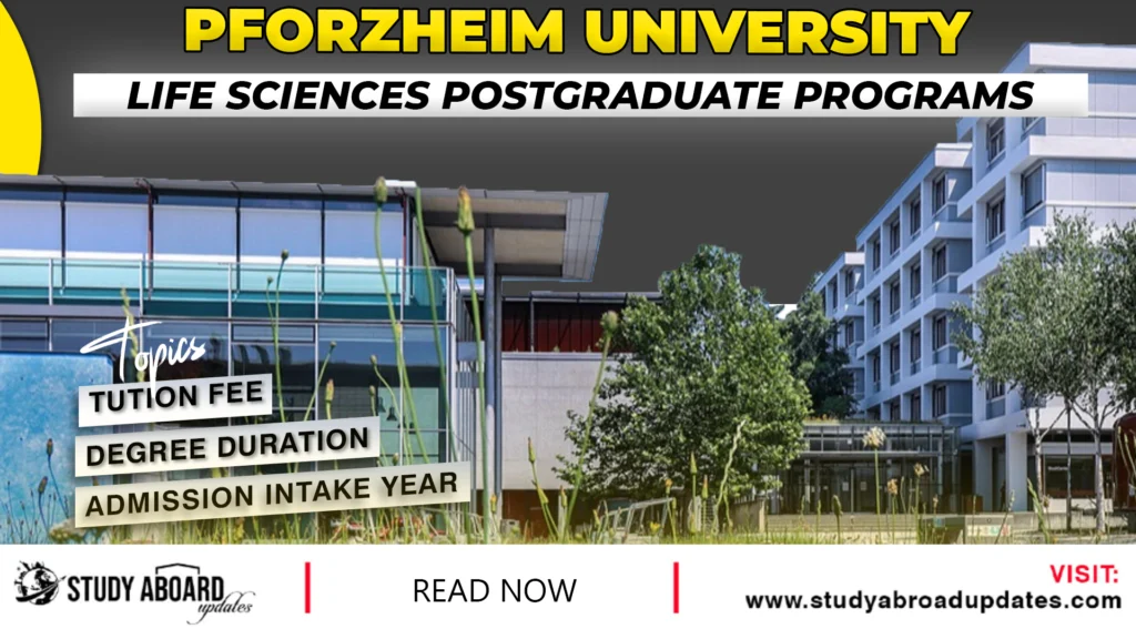 Life Sciences Postgraduate