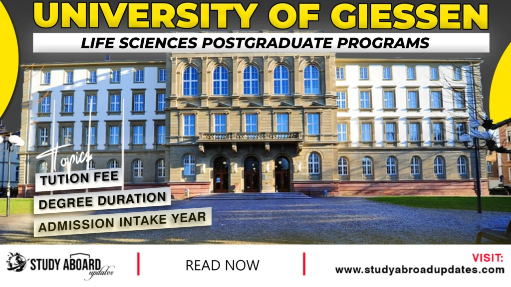 Life Sciences Postgraduate