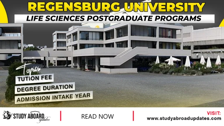 Life Sciences Postgraduate