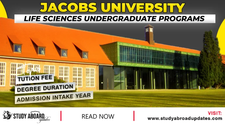 Life Sciences Undergraduate