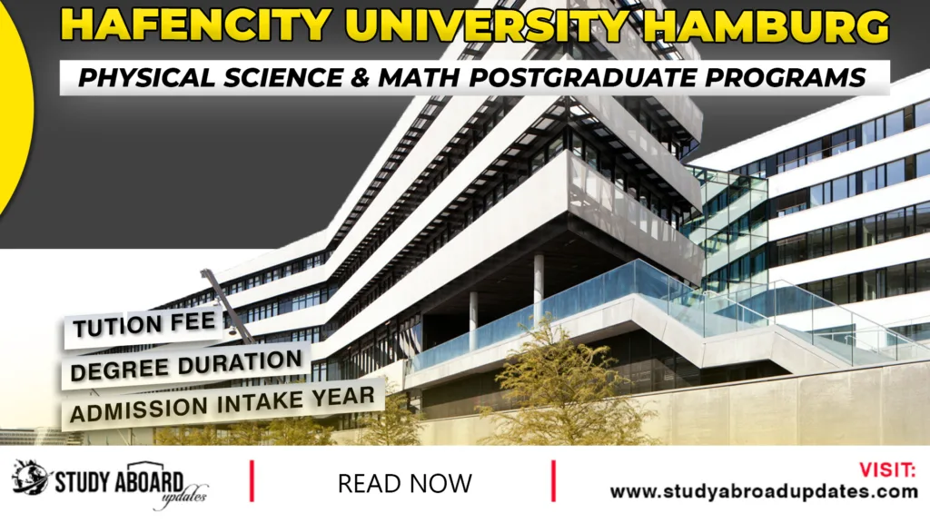 Physical Science & Math Postgraduate