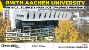 Physical Science & Math Postgraduate