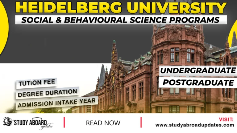 Social & Behavioural Science