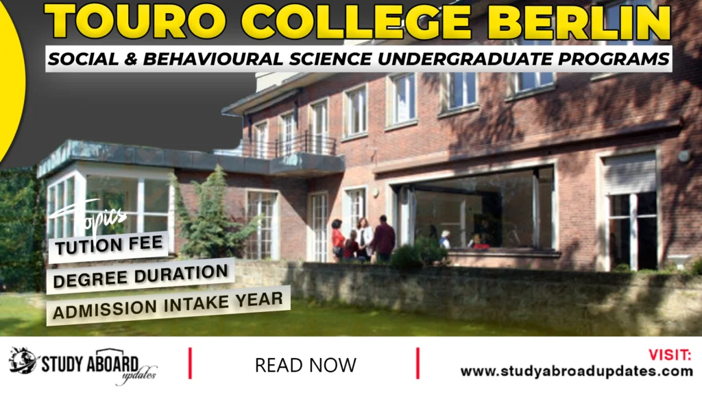 Social & Behavioural Science Undergraduate