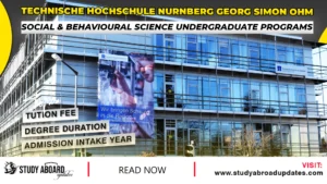 Social & Behavioural Science Undergraduate