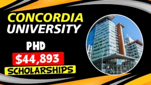 Concordia university PHD scholarships