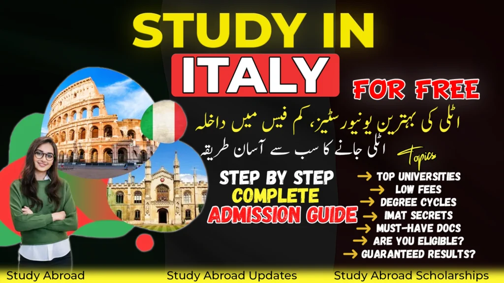 Procedure of Admission in Italy