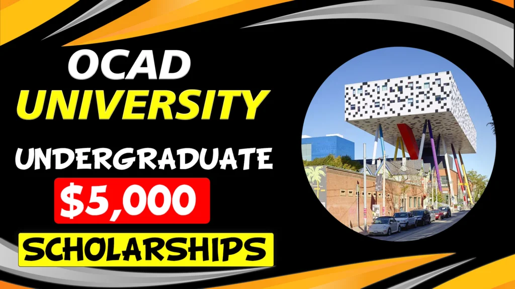 OCAD University Undergraduate Scholarship