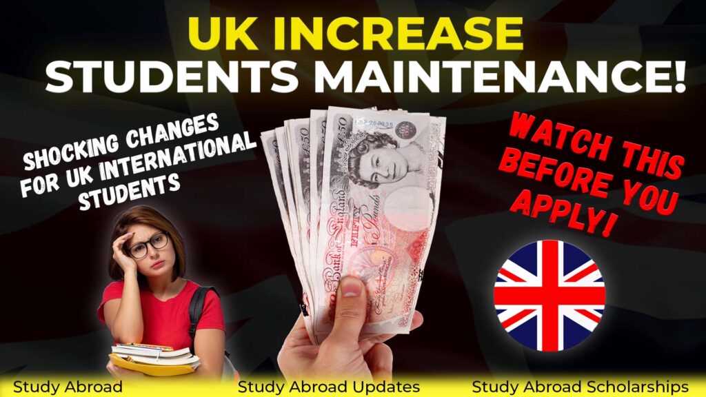 UK Increase International Students Maintenance