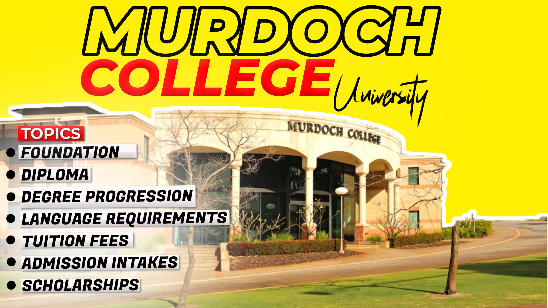 Red Murdock College Murdoch-College-Kaplan Pathways-Study Abroad Updates
