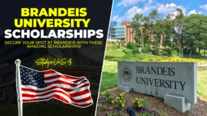 Brandeis university scholarships