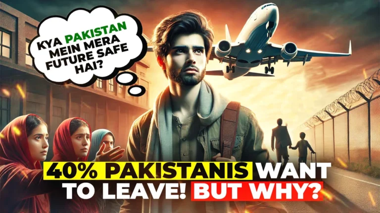 40% Pakistanis want to leave the country