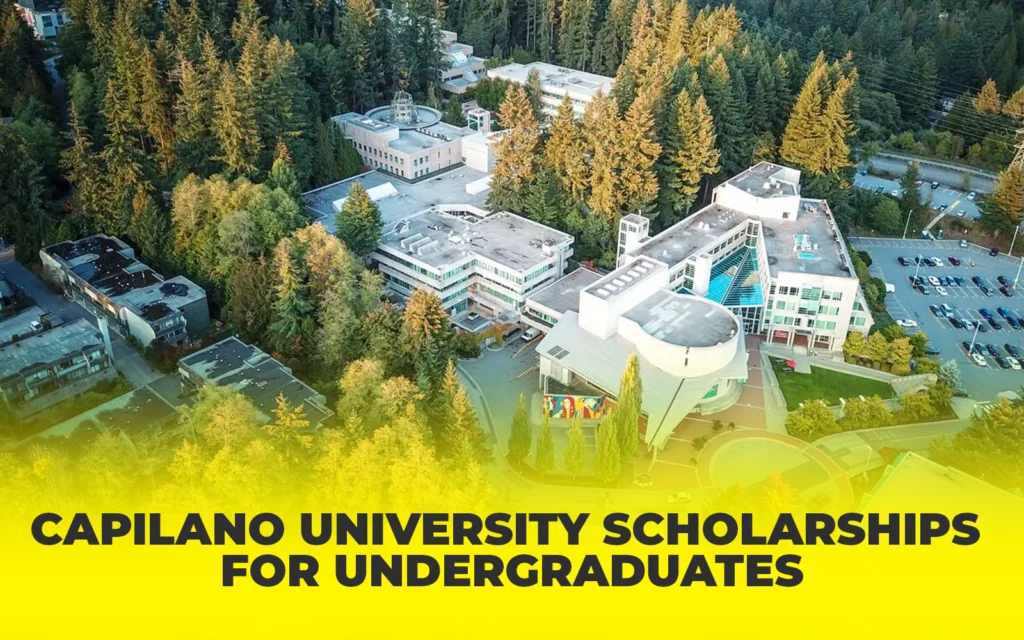 Capilano University scholarships for undergraduates