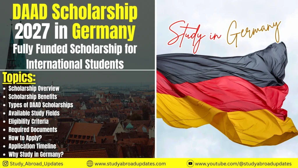 DAAD Scholarship 2027 in Germany