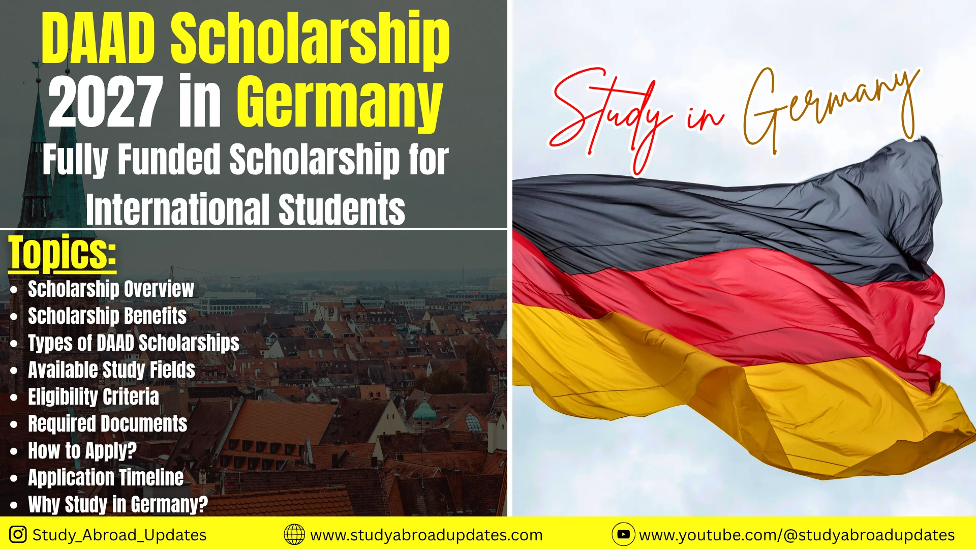 DAAD Scholarship 2027 in Germany | Fully Funded Scholarship for International Students